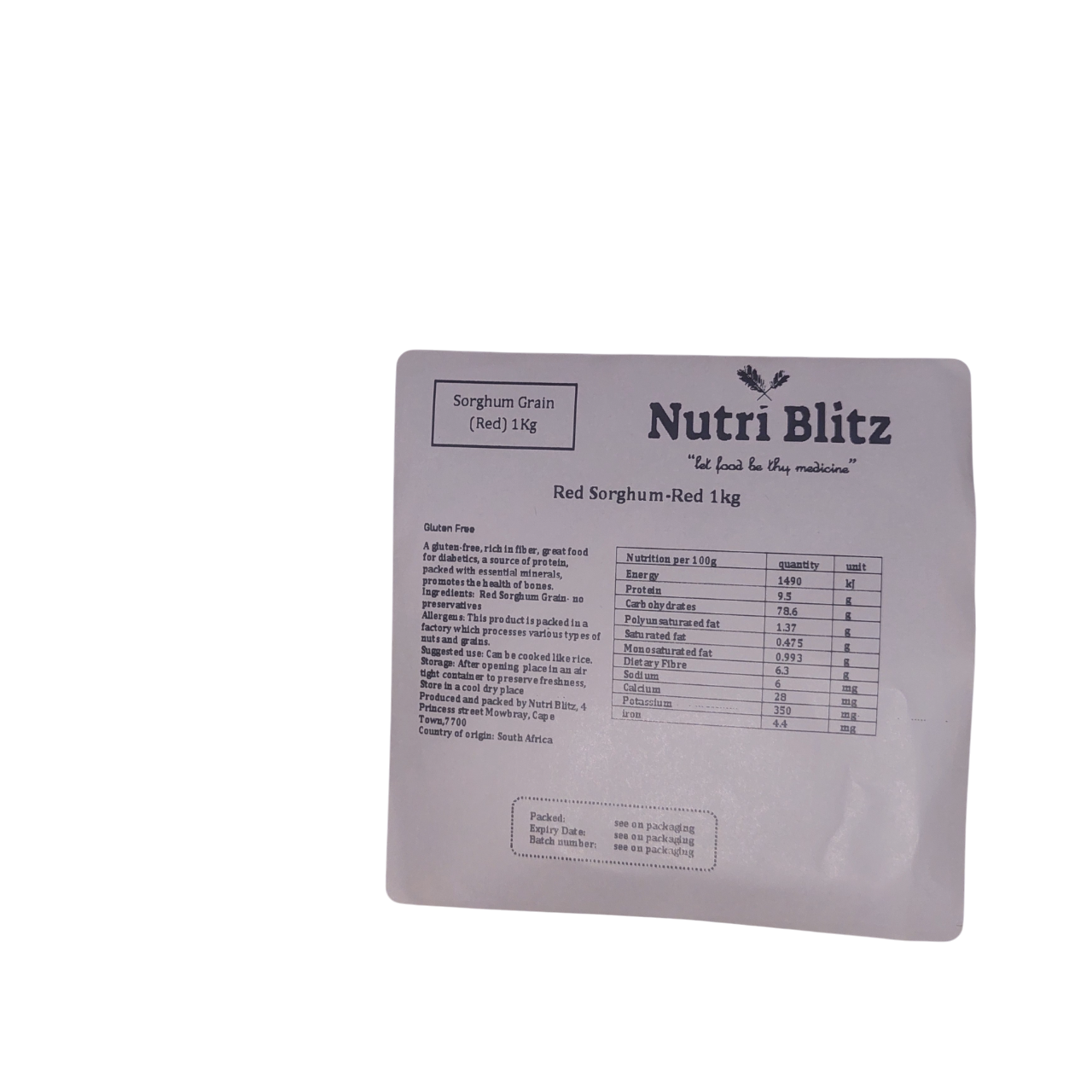 Red Sorghum Grain- 1Kg
