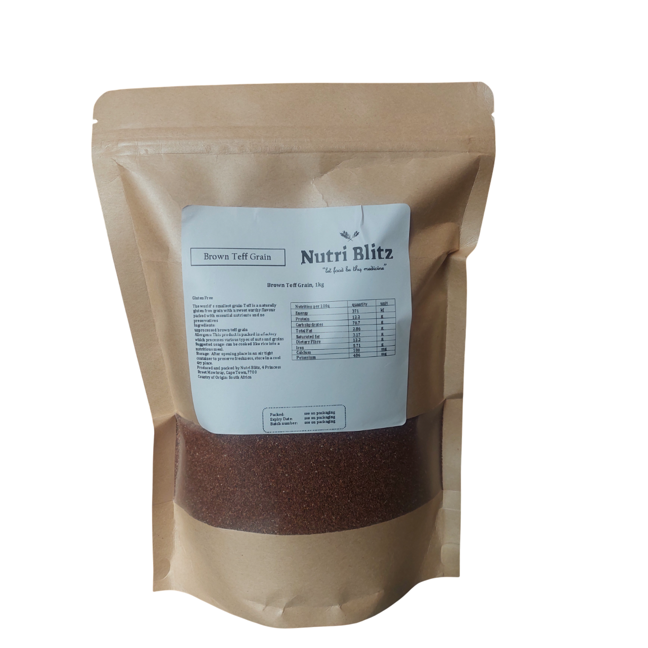 Brown Teff Grain 1 Kg