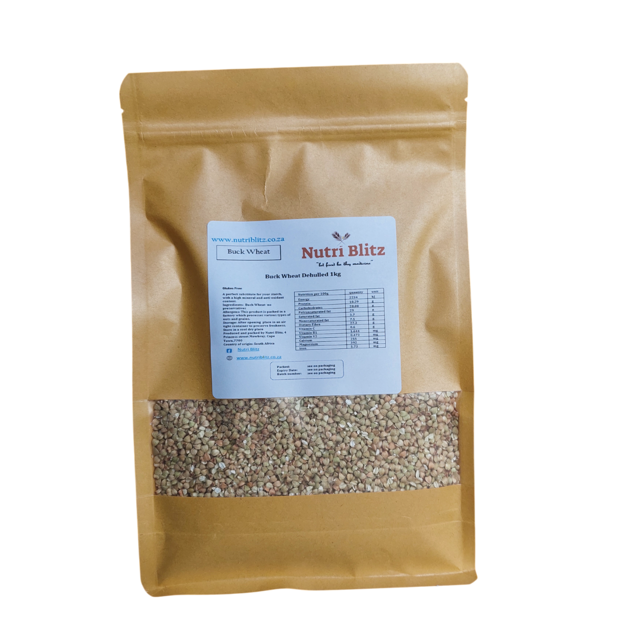 Buck Wheat Dehulled 1kg
