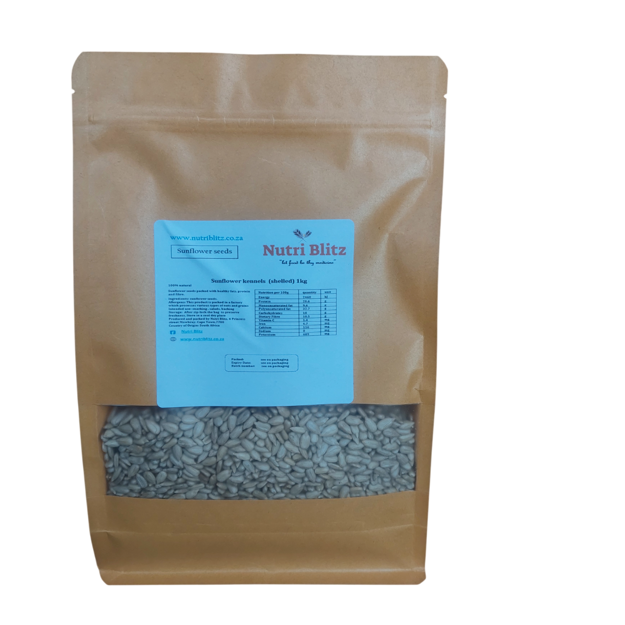 Sunflower seeds-Hulled